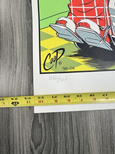 22.5x35” Coop 1996 Poster Foo Fighters Ween Jawbreaker Signed Numbered Palladium - Picture 9 of 12