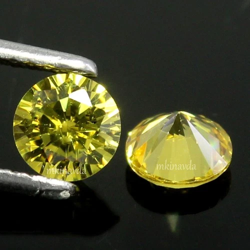 Natural Certified Myanmar Green Peridot 4.00 MM Round Pair Loose Gemstone MK01