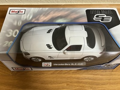 New Maisto Special Edition Mercedes-Benz SLS AMG, White - 1:18