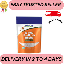 NOW Foods Supplements, Whole Psyllium Husks, Non-GMO