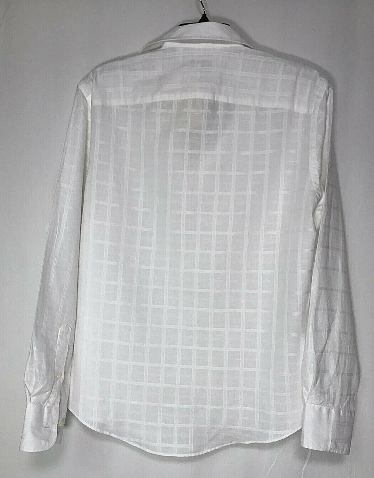 Camisa pulóver mediana para hombre Baird McNutt de lino/algodón de Murano, nueva con etiquetas Foto 3 de 4