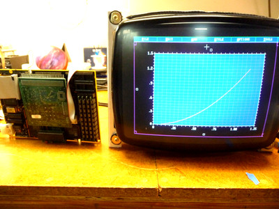 Ampro LITTLE BOARD/286 CPU Board and 11 inch EGA Monitor - TESTED WORKS