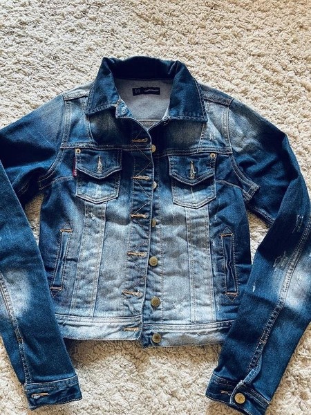 Women Dsquared² Denim Jacket Navy Denim 34