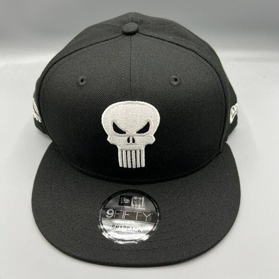 Marvel The Punisher Hat Men Black 9Fifty New Era Snap Back Cap New