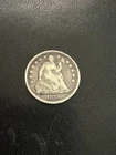 1859 O Seated Liberty Half Dime F
