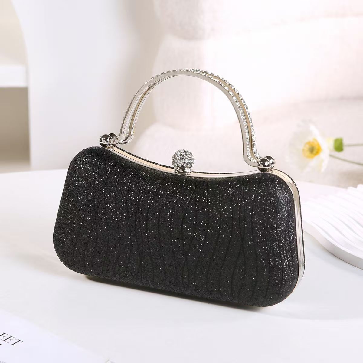 Women Evening Clutch Bag Designer Handbag Bridal Wedding Cocktail Party Purse