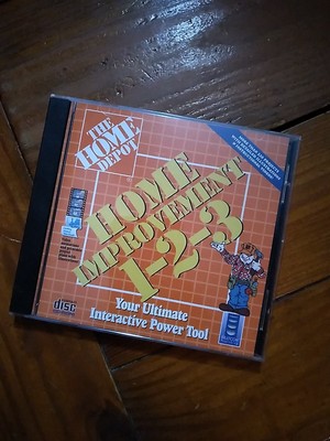 The Home Depot Home Improvement 1-2-3 (Vintage PC CD-ROM) 1995