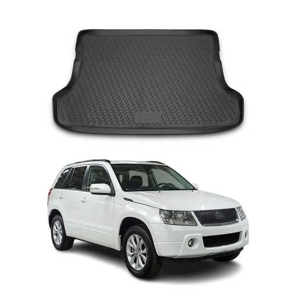 Kofferraummatte Kofferraumwanne FüR Suzuki Grand Vitara 2006-2013 Gummi Tpe-image