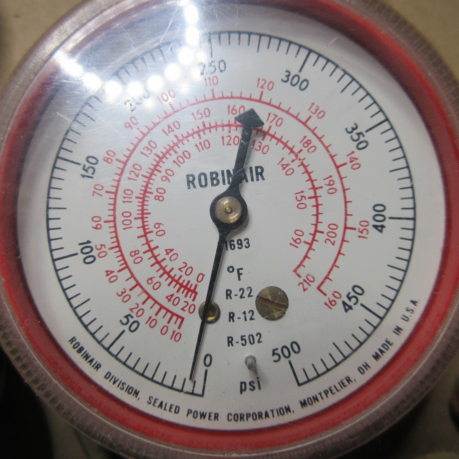 ROBINAIR HVAC AC 11692 & 11693 Manifold Twin Gauge Valve Set R-22 R-12 R-502