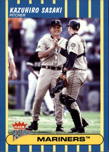 2003 Fleer Platinum Kazuhiro Sasaki #37 card
