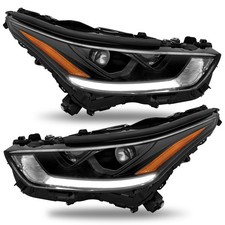 For 2020-2023 Toyota Highlander w/LED High Low Beam + DRL Projector Headlights