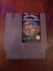 Nintendo NES Joe & Mac Caveman Ninja Data East 1991 Game Cartridge Only