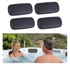 4 Pack Hot Tub Headrest Replacement Pillows Black for Master Spa
