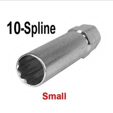 10-spline Lug Nut Tool Key Adapter Socket Passenger W 34 1316 Hex Drive