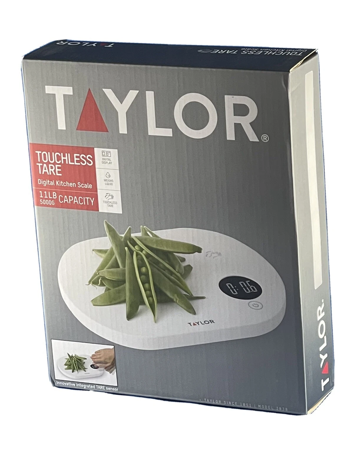 Taylor New Digital Kitchen Scale Precision Products Touchless Tare