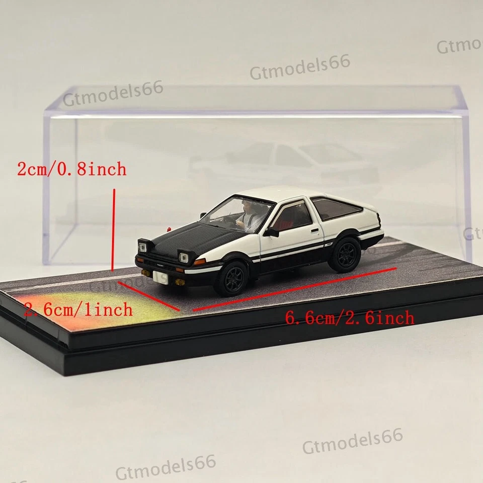 Hobby Japón 1/64 Toyota SPRINTER TRUENO GT APEX AE86 INICIAL D Blanco HJ643008DC Foto 4 de 4
