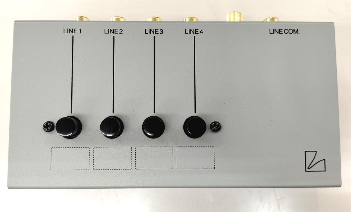 LUXCORP AS-4 ラインセレクター LUXMAN LINE SELECTOR AS-4Ⅲ ラインセレクターの通販 by
