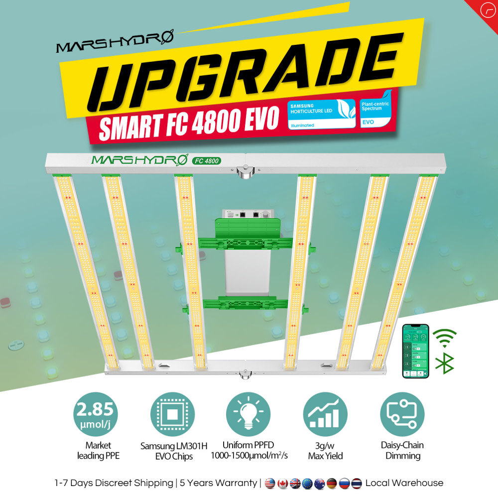 Mars Hydro Wifi FC EVO 1000W 3000 6500 8000 Samsung LED Grow Lamp Bar