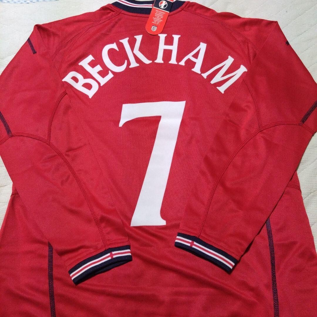 David Beckham 2004 #7 Reversible Jersey M Tag New England National