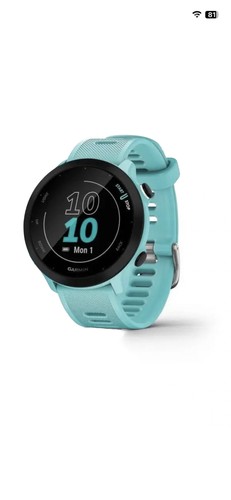 Garmin GPS CC Forerunner Running Watch FR55 AA Aqua Blue Clearance