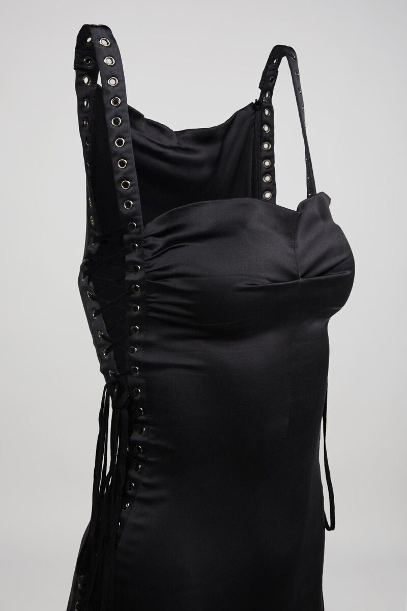 Dolce & Gabbana S/S 2003 Dress Y2K Vintage Black Corset Cut Dolce & Gabbana S/S 2003 Dress Y2K Vintage Black Corset Cut