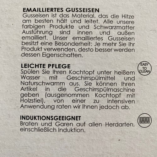 3-tlg Zwilling Staub La Cocotte Set inkl. Schmortopf Pfanne Deckel Gusseisen - Bild 9 von 10