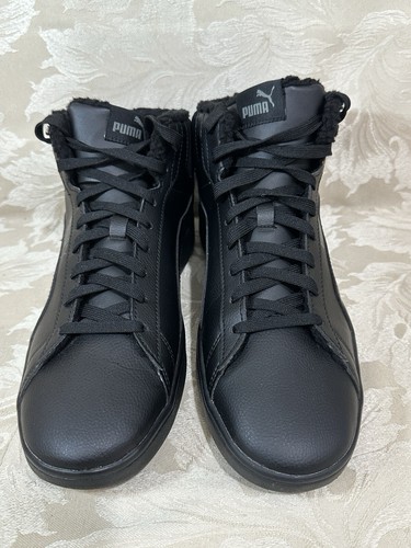 Puma Smash 3.0 Mid Wtr - Mens Trainers - Black - Size MENS UK 9 - READ - Picture 4 of 13