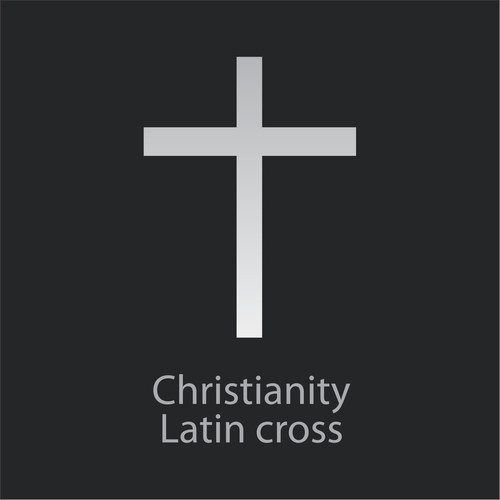 CHRISTIAN LATIN CROSS - Car Window Computer Decal Sticker - Sizes And Colors - Bild 14 von 15