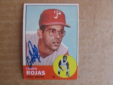 1963 TOPPS BASEBALL SIGNED AUTOGRAPH CARD SINGLES U-PICK CHOOSE UPDATED 8/26