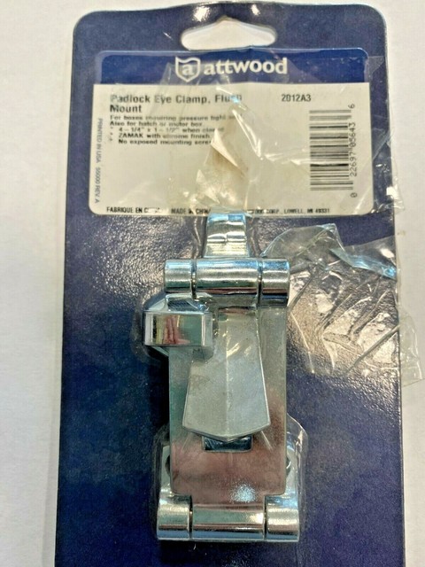 Attwood Padlock Eye Clamp Flush-Mount #2012A3
