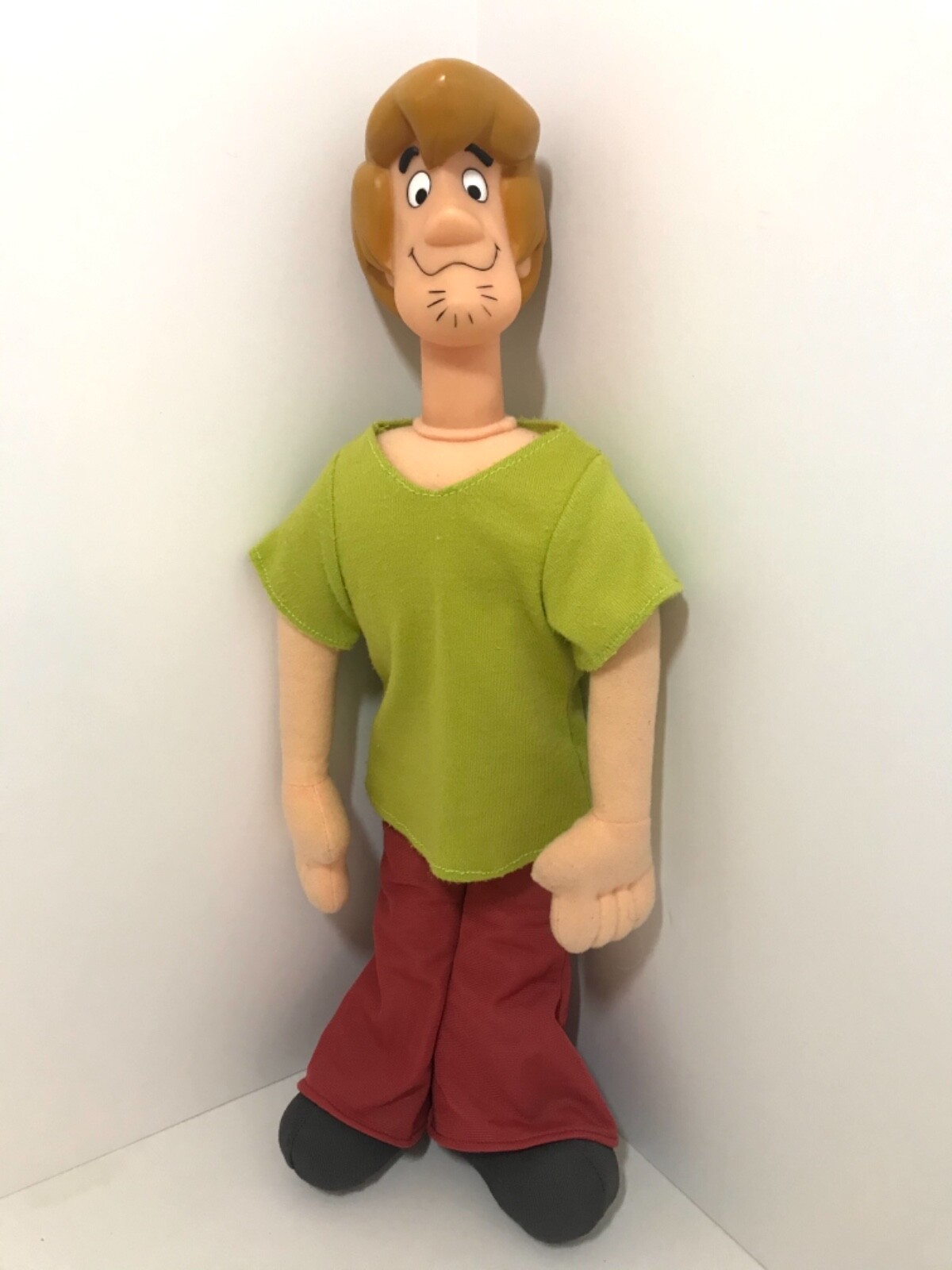 Scooby Doo Talking SHAGGY Doll 16” Vinyl head Plush Body 2000 By Equity