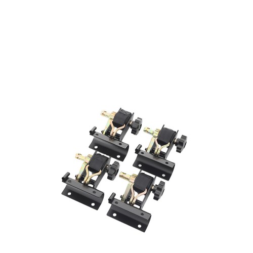 4x Ladder Rack Ratchet Straps w/ J-Hook 1.5"x7.5' Black Retractable Ratchet Tie - Picture 6 of 13