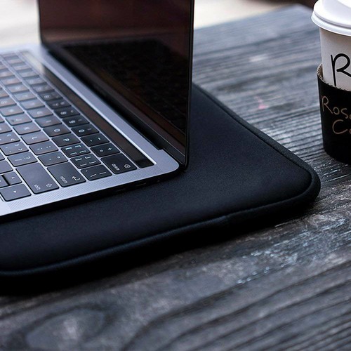 Black Soft-Touch Sleeve Case Cover for MacBook Air / Pro 13" 14" 15" 16" AU - Picture 10 of 12