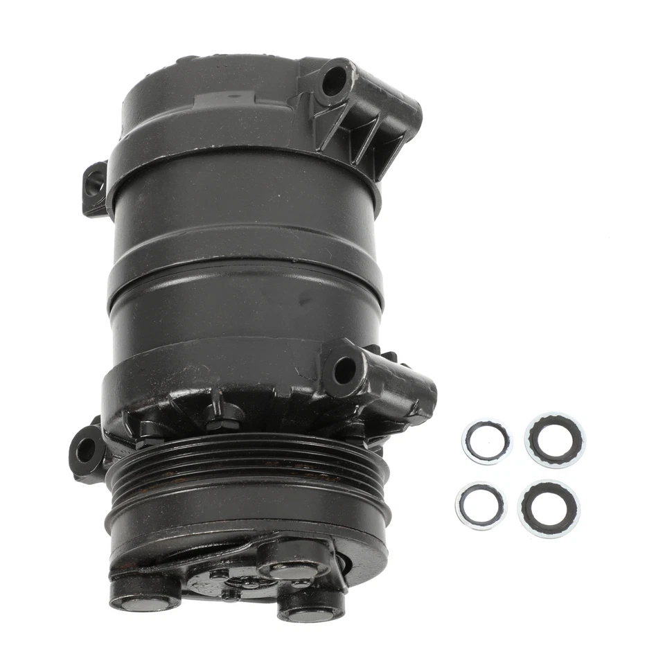 Compresor de aire acondicionado genuino GM 1999-2002 Chevrolet GMC Avalanche Sierra Yukon 19169352 Foto 3 de 4