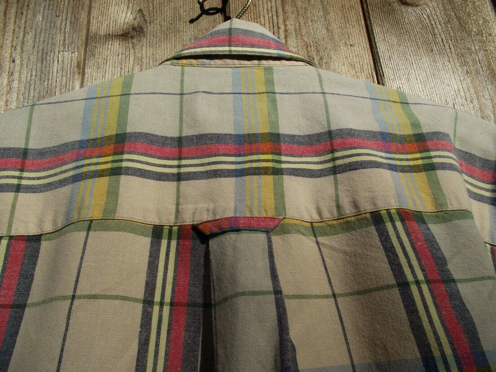 Pendleton Short Sleeve Button Down Colorful Plaid… - image 3
