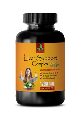 liver protection - LIVER SUPPORT COMPLEX - liver cleanse milk thistle - 60 Caps