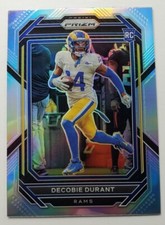 2022 Panini Prizm Decobie Durant Los Angeles Rams Silver Prizm #347 RC