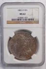 NGC MS62 1883-O Morgan Silver Dollar New Orleans Mint #3538461-023