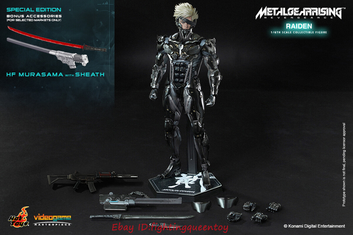 HOTTOYS VGM17 1/6 Raiden Metal Gear Rising: Revengeance Special Ver. INSTOCK