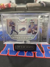 2021 Panini Obsidian - Vitreous Electric Etch Contra #V-3 Josh Allen BGS 9