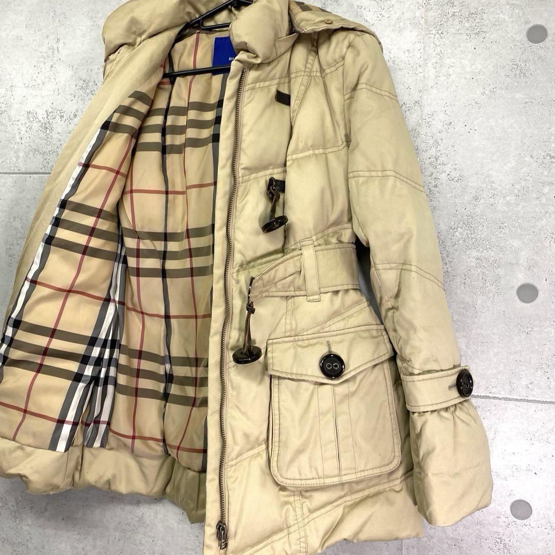Burberry Blue Label Nova Check Down Coat Cotton Size38/M(US Burberry Blue Label Nova Check Down Coat Cotton Size38/M(US
