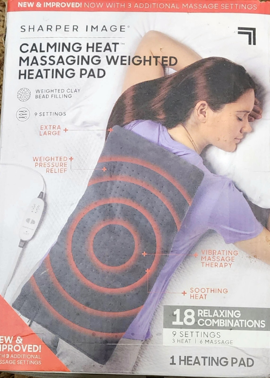 Sharper Image Calming Heat Messaging Weighted blanket 740275053980 | eBay
