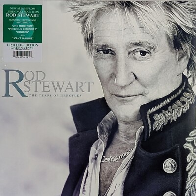 ROD STEWART The Tears of Hercules SEALED LP Green Vinyl