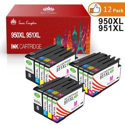 12x Patronen für HP OfficeJet Pro 251DW 276DW 8100 8600 8610 8615 8616 ...