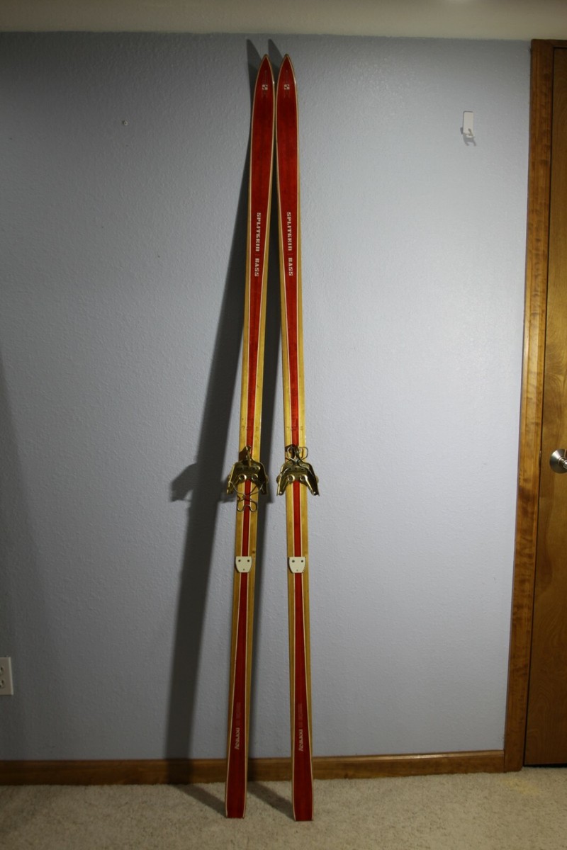 Splitkein cross country skis 205 cm with rottefella femix made in