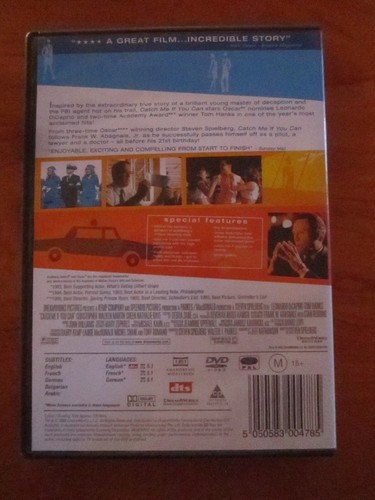 DVD CATCH ME IF YOU CAN 2 DISC SET TRUE STORY GREAT ** MUST SEE **** - Picture 2 of 2