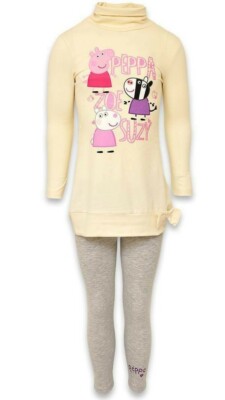 Schönes Mädchen Peppa Pig Leggings und Top Set Alter 3 bis 8 Jahre