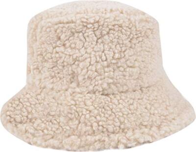 Faux Fur Bucket Hat Winter Warm Fuzzy Fisherman Cap One Size Winter Bucket Hat Fluffy Faux Fur Fisherman Cap for Women  main image 2