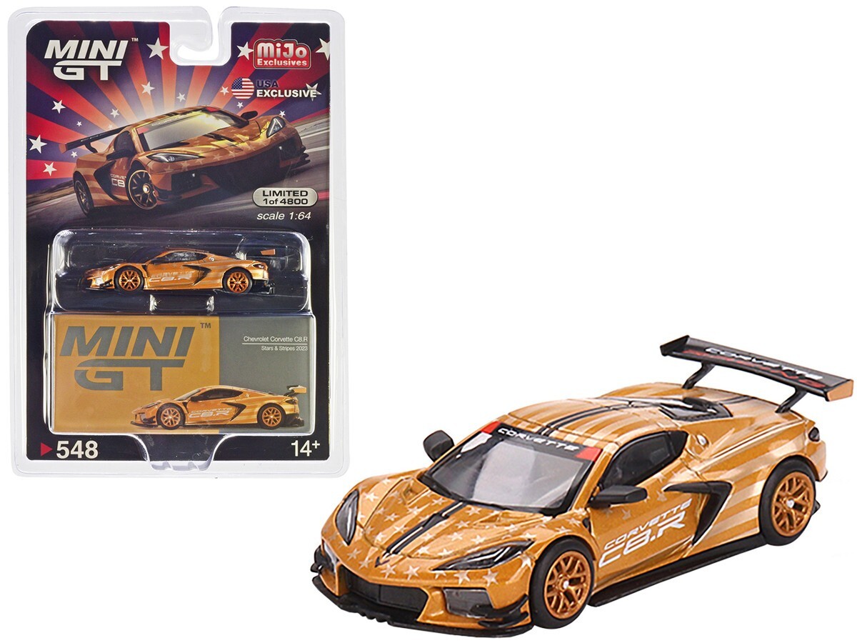 MINI GT Chevrolet Corvette C8.R Stars & Stripes Metal