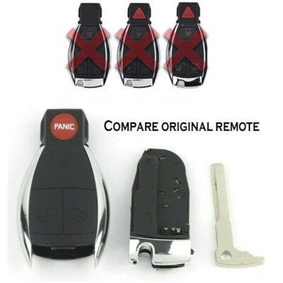 Remote Key Fob Shell Case 4 Button Key Blank For Mercedes Benz E C R CL GL SLK